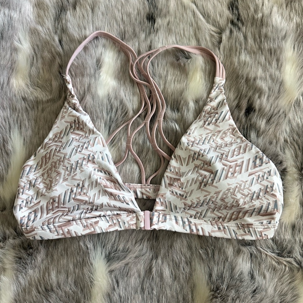 SPORT Victoria's Secret pink tan Bra Size M
